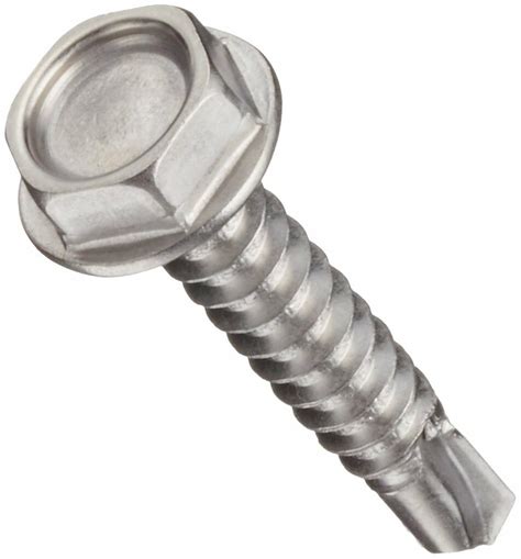 slotted hex washer head sheet metal screw|hex head self drilling screws.